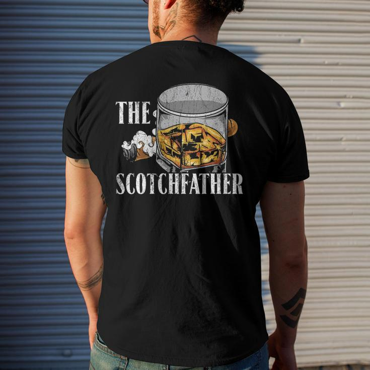 The Scotchfather Malt Whiskey Men's Back Print T-shirt Gifts for Him