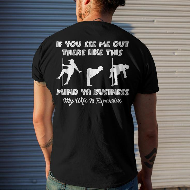 If You See Me Out There Like This Fat Guy Man Husband Men's Back Print T-shirt Gifts for Him