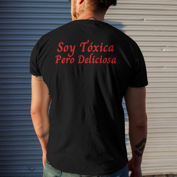 Soy Toxica Pero Deliciosa Para Mujer Latina Men's Back Print T-shirt Gifts for Him