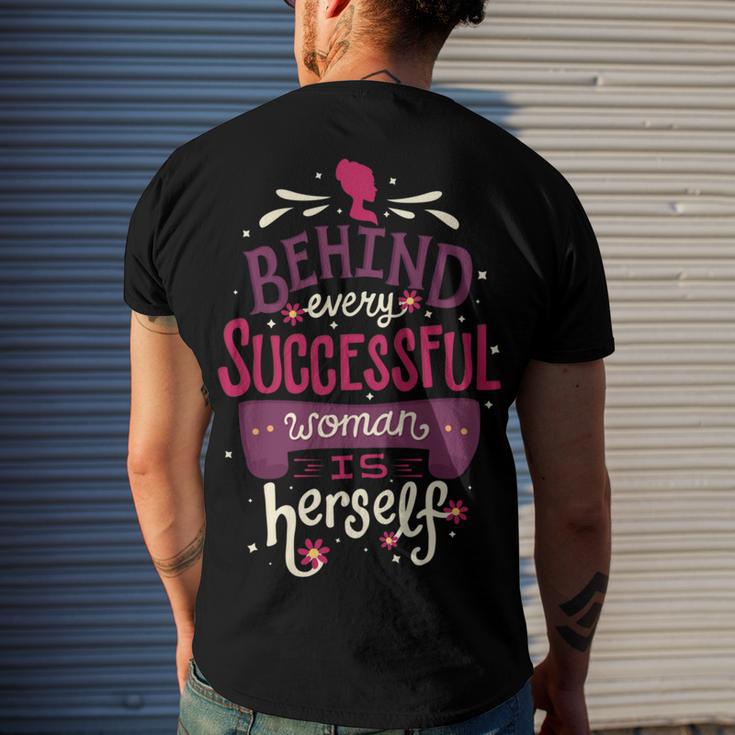 Successful Woman 401 Trending Shirt Men's Crewneck Short Sleeve Back Print T-shirt Gifts for Him