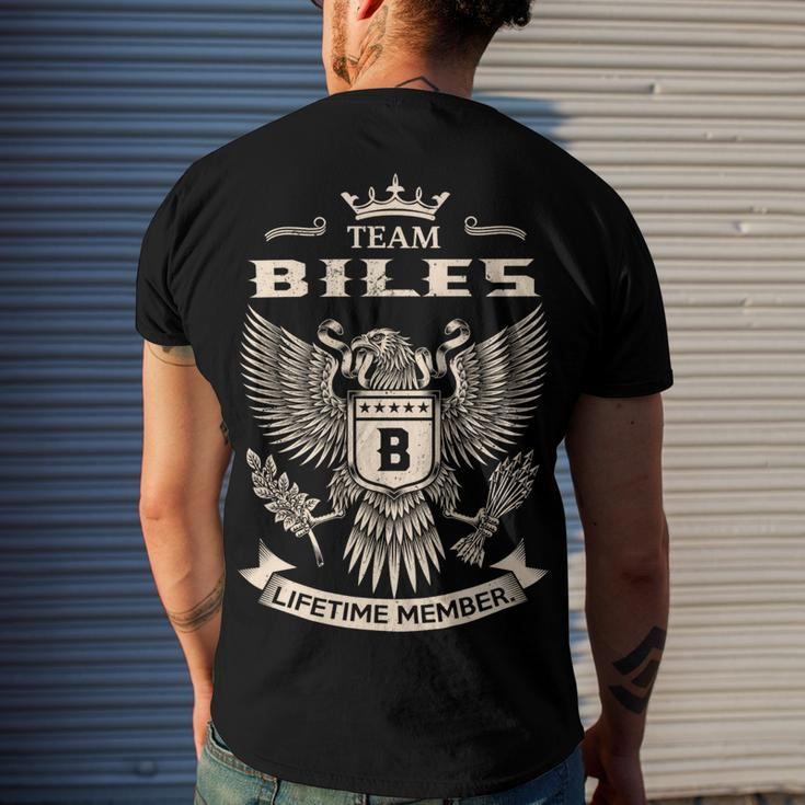 Team Biles Lifetime Member V3 Men's Crewneck Short Sleeve Back Print T-shirt Gifts for Him