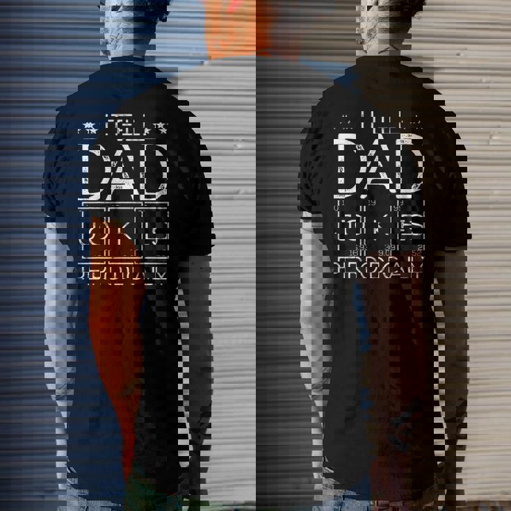 Mens I Tell Dad Jokes Periodically Chemistry Dad Jokes Men's Back Print T-shirt Gifts for Him