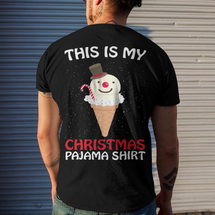 This Is My Christmas Pajama 879 Shirt Men's Crewneck Short Sleeve Back Print T-shirt Gifts for Him