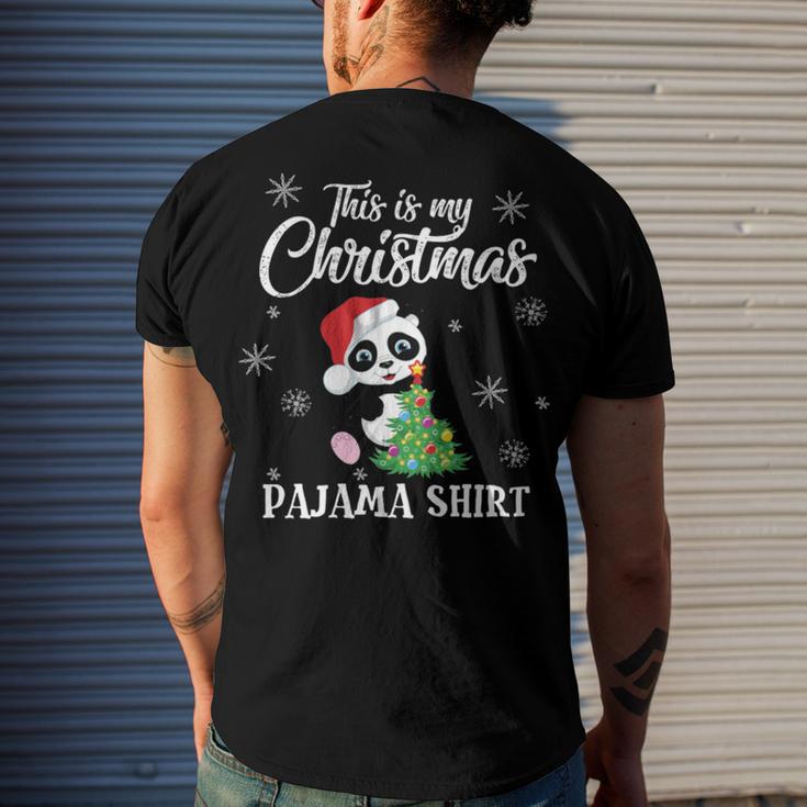 This Is My Christmas Pajama 880 Shirt Men's Crewneck Short Sleeve Back Print T-shirt Gifts for Him