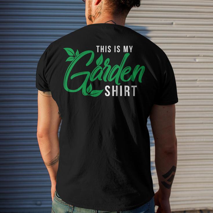 This Is My Garden Gardener Hob 552 Shirt Men's Crewneck Short Sleeve Back Print T-shirt Gifts for Him