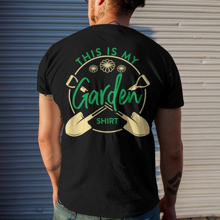 This Is My Garden Gardener Hoblandscape 551 Shirt Men's Crewneck Short Sleeve Back Print T-shirt Gifts for Him