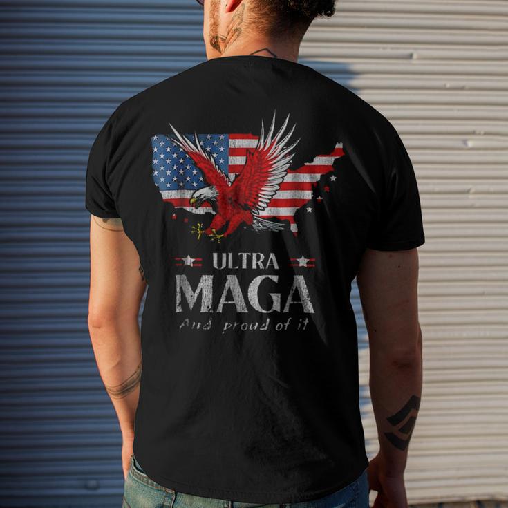 Ultra Maga And Proud Of It A Ultra Maga And Proud Of It V11 Men's Crewneck Short Sleeve Back Print T-shirt Gifts for Him