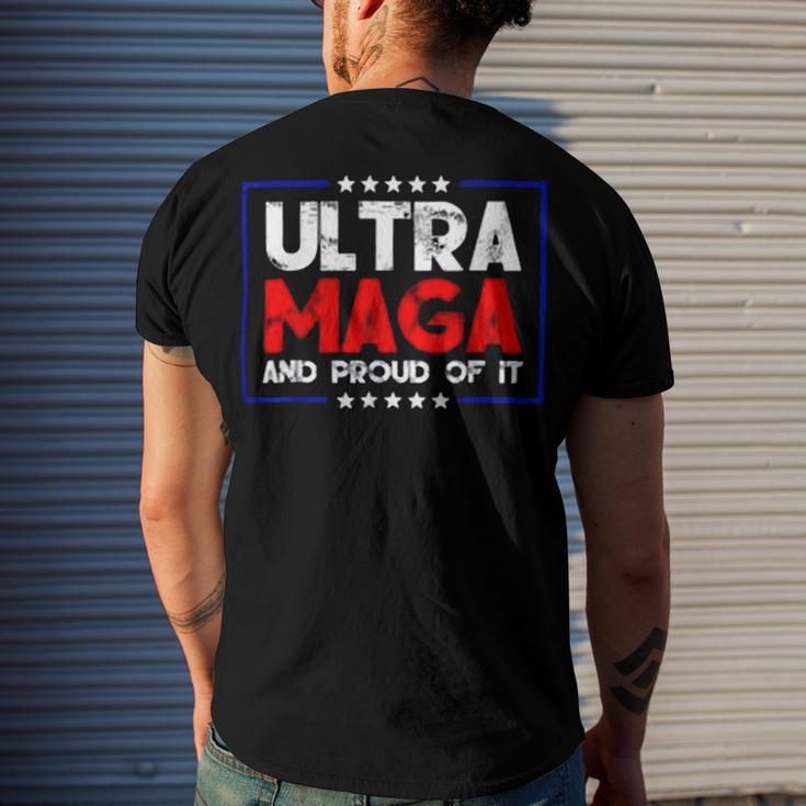 Ultra Maga And Proud Of It A Ultra Maga And Proud Of It V15 Men's Crewneck Short Sleeve Back Print T-shirt Gifts for Him