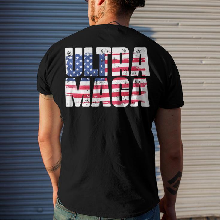 Ultra Maga And Proud Of It A Ultra Maga And Proud Of It V17 Men's Crewneck Short Sleeve Back Print T-shirt Gifts for Him