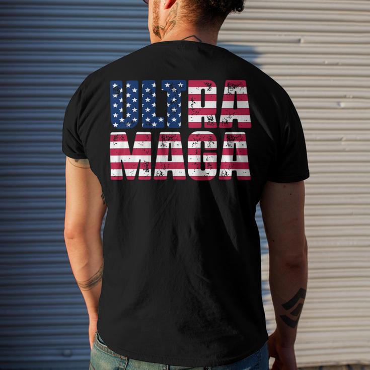 Ultra Maga And Proud Of It A Ultra Maga And Proud Of It V18 Men's Crewneck Short Sleeve Back Print T-shirt Gifts for Him