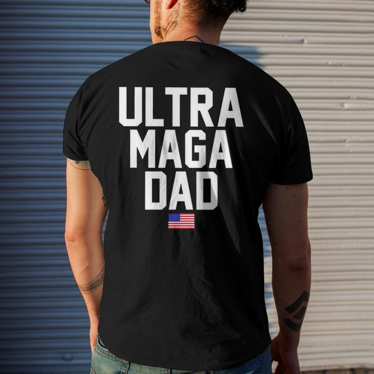 Ultra Maga Dad Ultra Maga Republicans Dad Men's Back Print T-shirt Gifts for Him