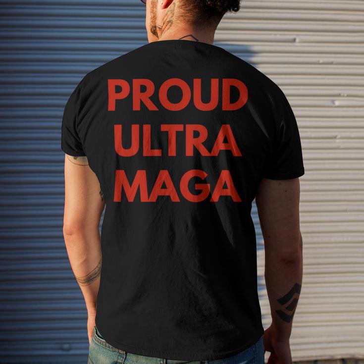 Ultra Maga Gift V2 Men's Crewneck Short Sleeve Back Print T-shirt Gifts for Him