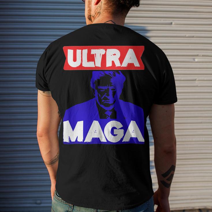 Ultra Maga Gift V3 Men's Crewneck Short Sleeve Back Print T-shirt Gifts for Him