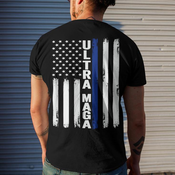 Ultra Maga Gift V4 Men's Crewneck Short Sleeve Back Print T-shirt Gifts for Him