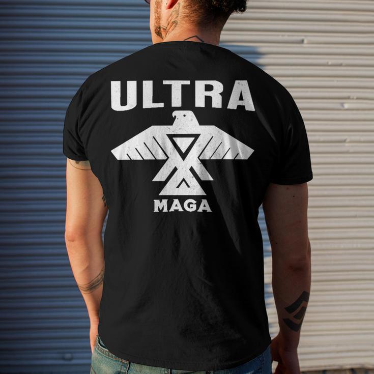 Ultra Maga Make America Great Again Proud Ultra Maga Ultra Maga Funny Men's Crewneck Short Sleeve Back Print T-shirt Gifts for Him