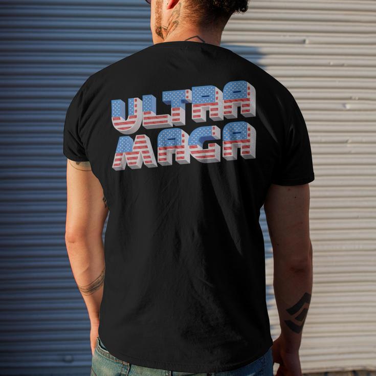 Ultra Maga Tshirt Proud Ultra Maga Make America Great Again America Tshirt United State Of America Men's Crewneck Short Sleeve Back Print T-shirt Gifts for Him