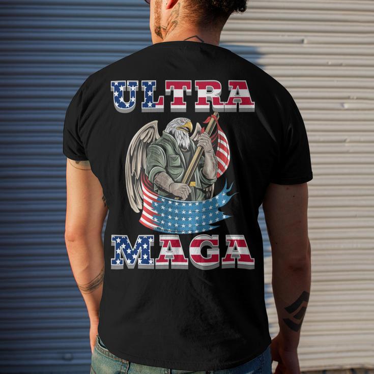 Ultra Maga Tshirts Men's Crewneck Short Sleeve Back Print T-shirt Gifts for Him