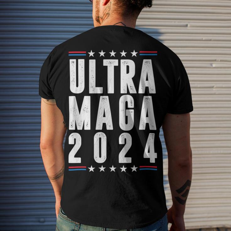 Ultra Maga Ultra Maga Funny Ultra Maga 2024 Ultra Maga And Proud Of Itultra Maga Proud V2 Men's Crewneck Short Sleeve Back Print T-shirt Gifts for Him