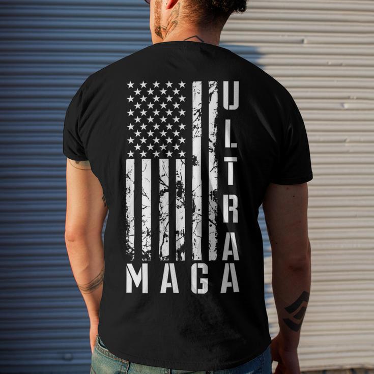 Ultra Maga Ultra Maga Funny Ultra Maga 2024 Ultra Maga And Proud Of Itultra Maga Proud V3 Men's Crewneck Short Sleeve Back Print T-shirt Gifts for Him