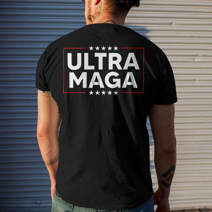 Ultra Maga Ultra Maga Funny Ultra Maga 2024 Ultra Maga And Proud Of Itultra Maga Proud V4 Men's Crewneck Short Sleeve Back Print T-shirt Gifts for Him