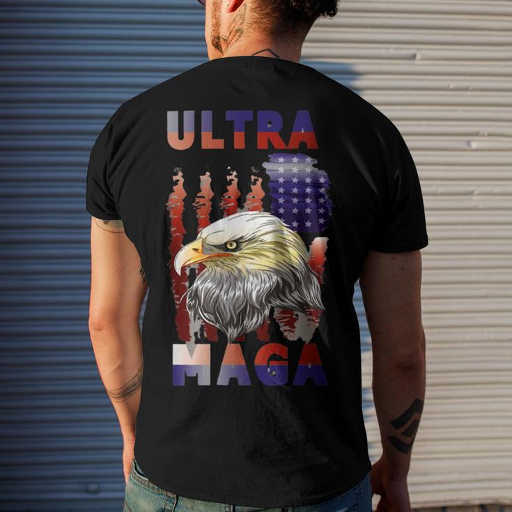 Ultra Maga V17 Men's Crewneck Short Sleeve Back Print T-shirt Gifts for Him