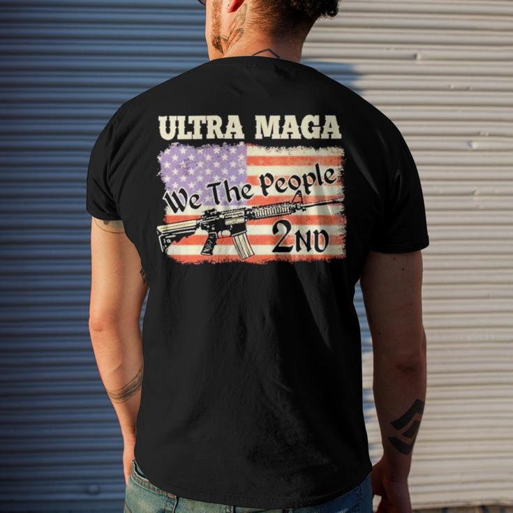 Ultra Maga We The People Men's Crewneck Short Sleeve Back Print T-shirt Gifts for Him