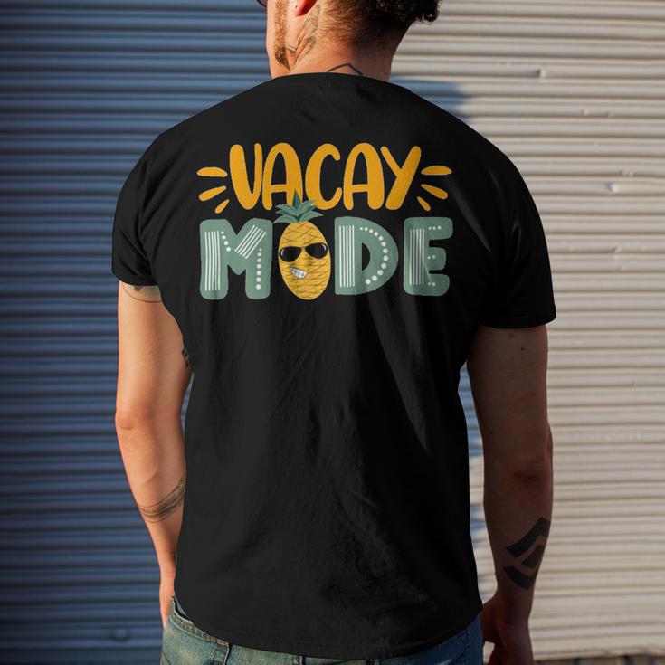 Vacation Mode 804 Trending Shirt Men's Crewneck Short Sleeve Back Print T-shirt Gifts for Him