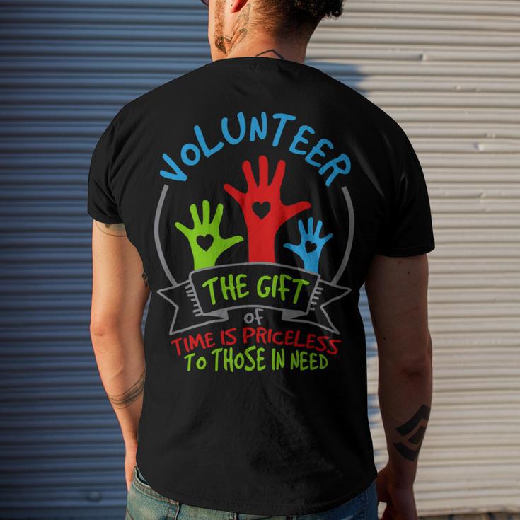 Volunteer - The Of Time Is Priceless 54 Trending Shirt Men's Crewneck Short Sleeve Back Print T-shirt Gifts for Him