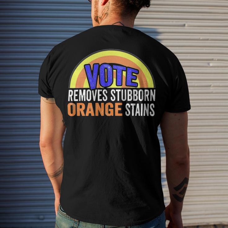 Vote Removes Stubborn Orange Stains 904 Shirt Men's Crewneck Short Sleeve Back Print T-shirt Gifts for Him