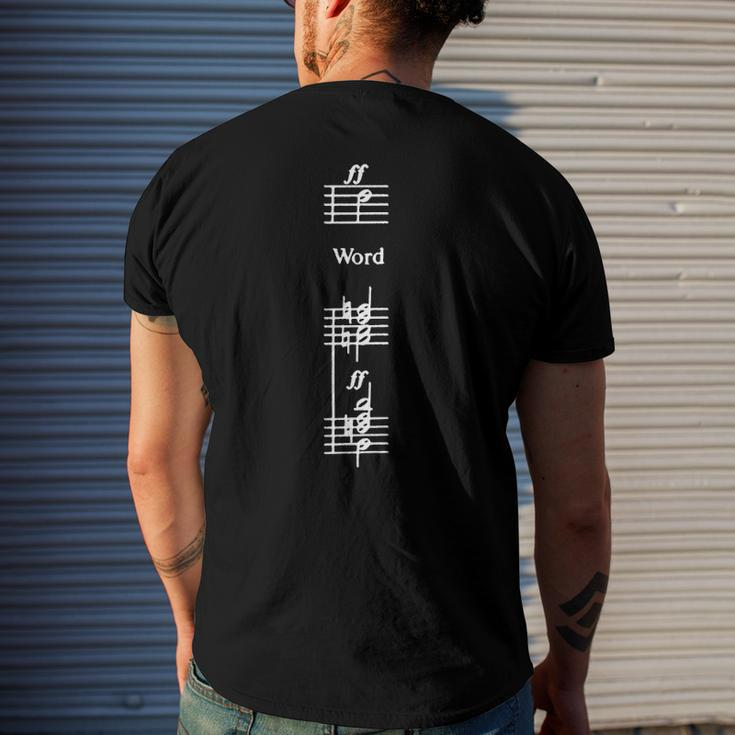 Word Of The Father Essential Men's Back Print T-shirt Gifts for Him