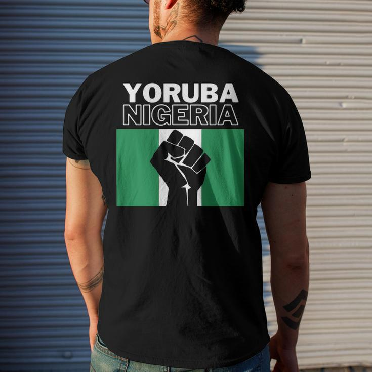 Yoruba Nigeria - Ancestry Initiation Dna Results Men's Back Print T-shirt Gifts for Him