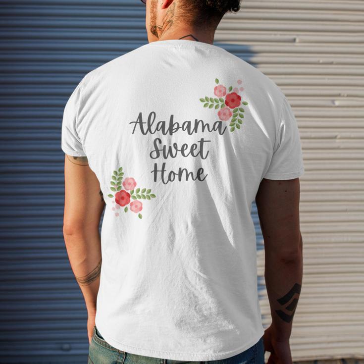 Alabama Sweet Home Sweet Home Men's Crewneck Short Sleeve Back Print T-shirt Gifts for Him