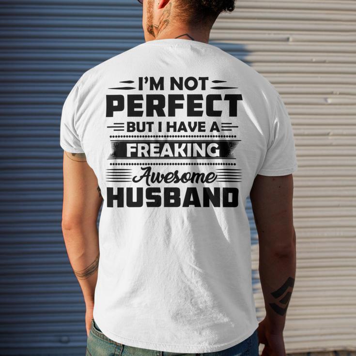 Best Husband Gift For Wife Men's Crewneck Short Sleeve Back Print T-shirt Gifts for Him