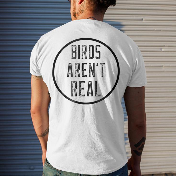 Birds ArenReal Funny Birds Jokes Men's Crewneck Short Sleeve Back Print T-shirt Gifts for Him