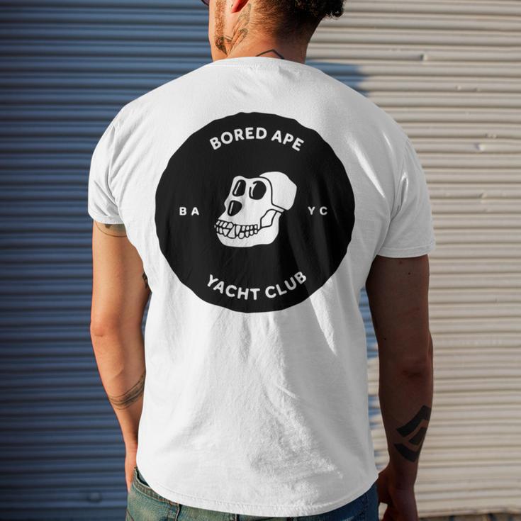 Bored Ape Yacht Club Nft Club Men's Crewneck Short Sleeve Back Print T-shirt Gifts for Him