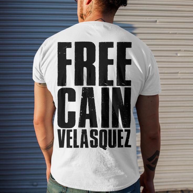 Free Cain Velasquez V4 Men's Crewneck Short Sleeve Back Print T-shirt Gifts for Him