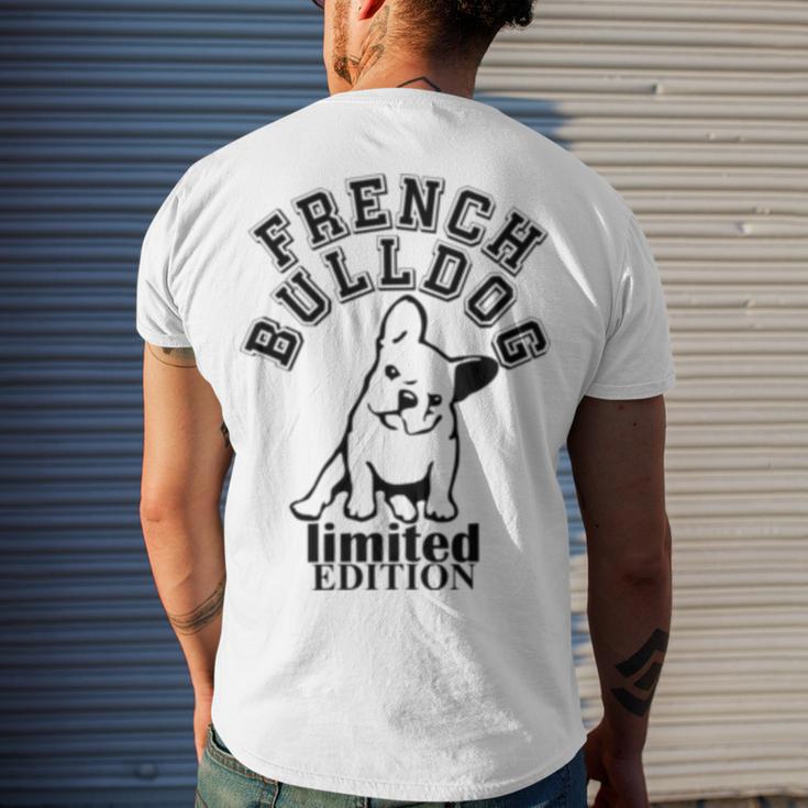 French Bulldog V2 Men's Crewneck Short Sleeve Back Print T-shirt Gifts for Him