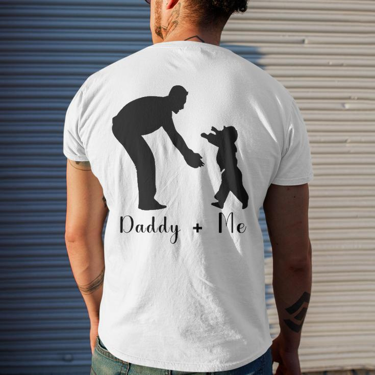 Happy Fathers Day I Love Father Daddy And Me Men's Back Print T-shirt Gifts for Him