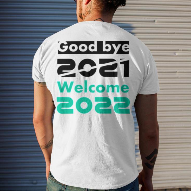 Happy New Year V2 Men's Crewneck Short Sleeve Back Print T-shirt Gifts for Him