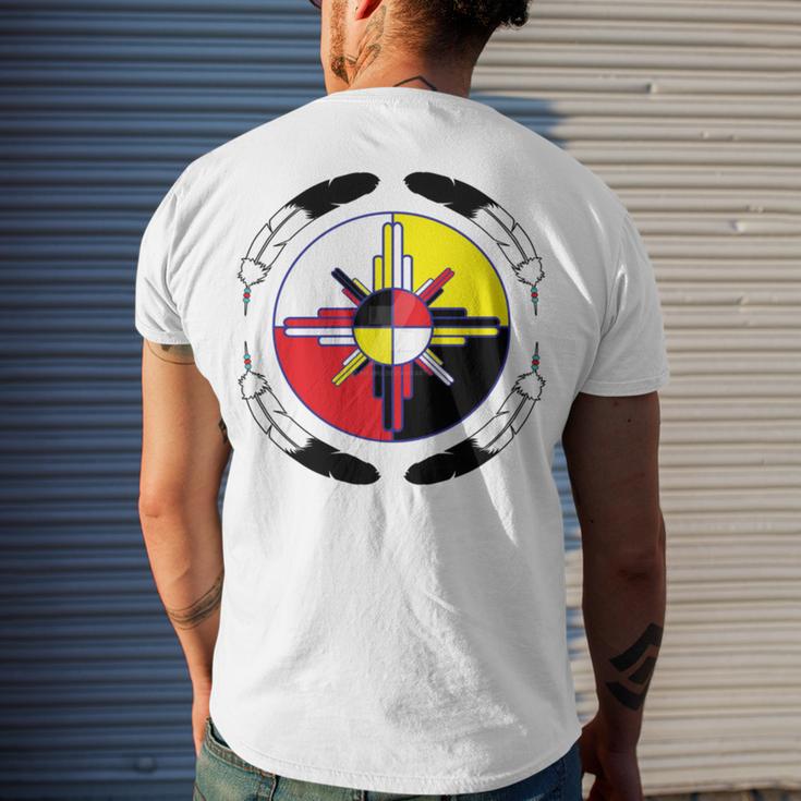 Huchnon Native American Tribe V4 Men's Crewneck Short Sleeve Back Print T-shirt Gifts for Him