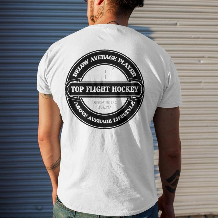 Lifestyle Top Flight Hockey Men's Back Print T-shirt Gifts for Him