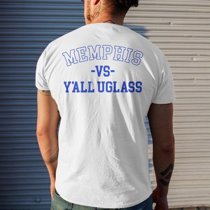 Memphis Vs Yall Uglass Men's Crewneck Short Sleeve Back Print T-shirt Gifts for Him