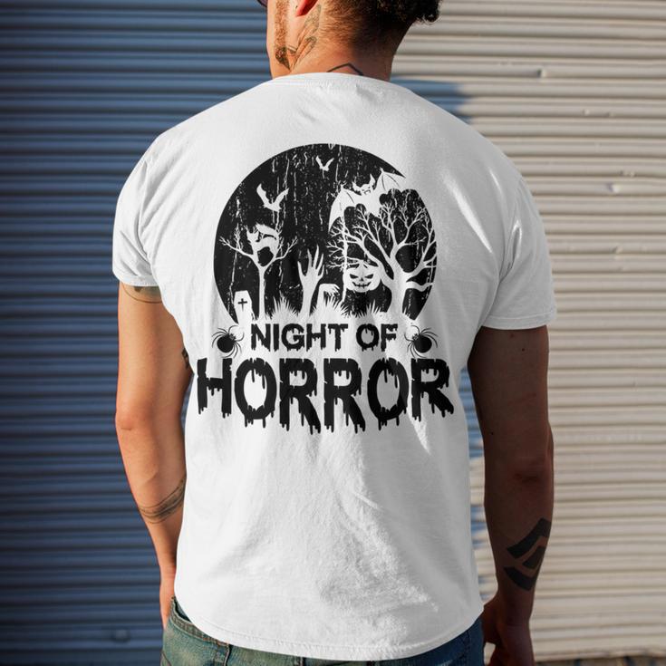 Night Of Horror 146 Shirt Men's Crewneck Short Sleeve Back Print T-shirt Gifts for Him