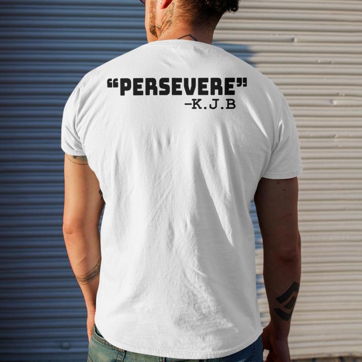 Persevere Kbj Ketanji Brown Jackson Men's Crewneck Short Sleeve Back Print T-shirt Gifts for Him