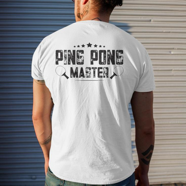 Ping Pong Master Pingpong Table Tennis Player Men's Back Print T-shirt Gifts for Him