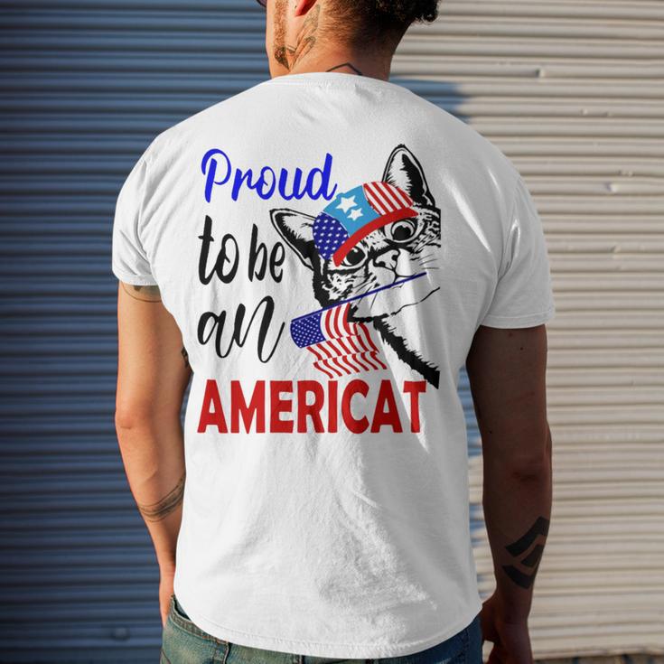 Proud To Be An Americat 807 Shirt Men's Crewneck Short Sleeve Back Print T-shirt Gifts for Him