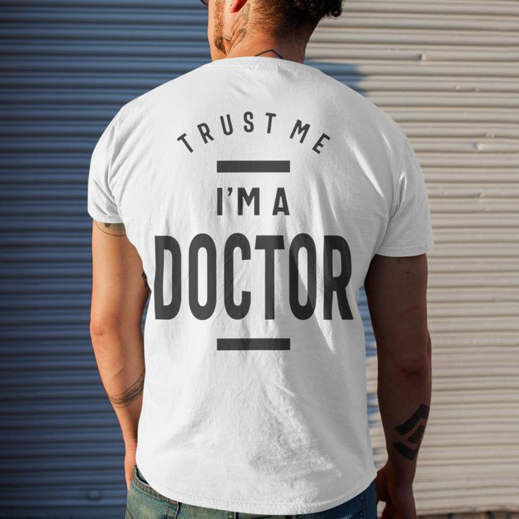 Trust Me Im A Dogtor 670 Shirt Men's Crewneck Short Sleeve Back Print T-shirt Gifts for Him