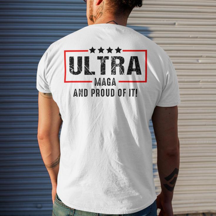 Ultra Maga And Proud Of It A Ultra Maga And Proud Of It V2 Men's Crewneck Short Sleeve Back Print T-shirt Gifts for Him