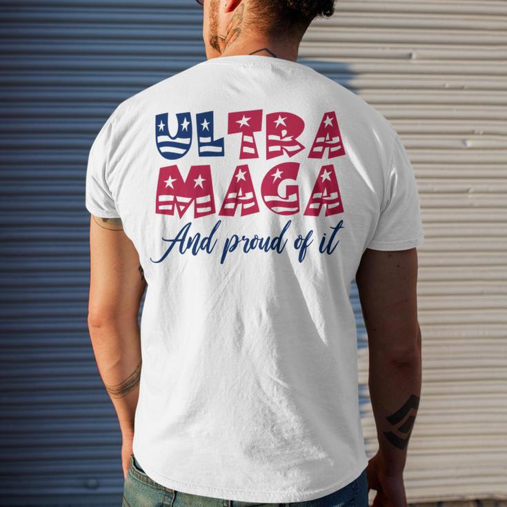 Ultra Maga And Proud Of It A Ultra Maga And Proud Of It V5 Men's Crewneck Short Sleeve Back Print T-shirt Gifts for Him