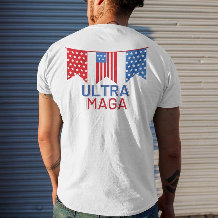 Ultra Maga And Proud Of It V13 Men's Crewneck Short Sleeve Back Print T-shirt Gifts for Him